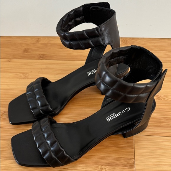 New ROVER SANDAL (BLACK) - LA CANADIENNE Leather - Picture 5 of 11